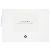 Franse Bulldog en Bunny Basket Easter Kaart (Achterkant Horizontaal)