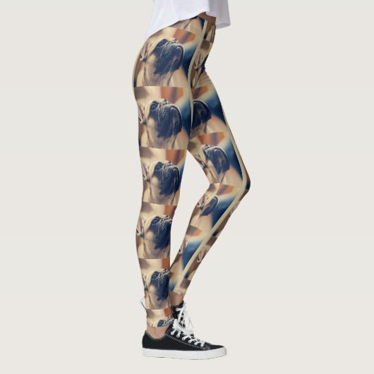 franse bulldog fawn leggings (Rechts)