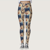 franse bulldog fawn leggings (Voorkant)