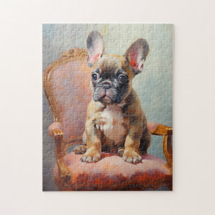 Franse Bulldog fawn puppy Legpuzzel
