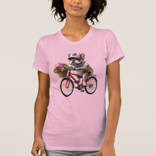 Franse Bulldog fiets French Bulldog T-shirt