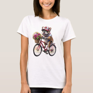 Franse Bulldog fiets French Bulldog T-shirt