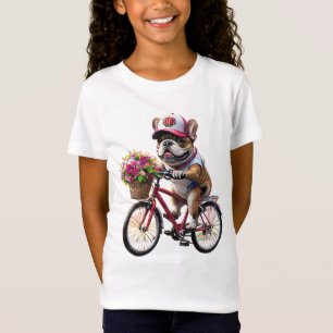 Franse Bulldog fiets French Bulldog T-shirt
