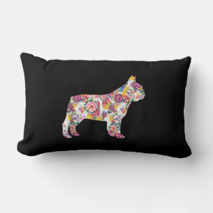 Franse Bulldog Flower Pattern Frenchie Bulldogs Kussen