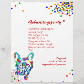 Franse Bulldog Flyer (Achterkant)