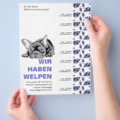 Franse Bulldog Flyer (Hand)