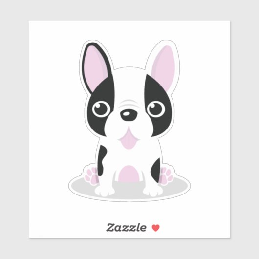 Franse Bulldog - Franse minnaar Sticker (Vel)