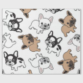 Franse Bulldog, Frenchie Accessoires Cadeaupapier (Vlak)