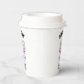 Franse Bulldog Frenchie Birthday Party Papieren Bekers (Rechts)