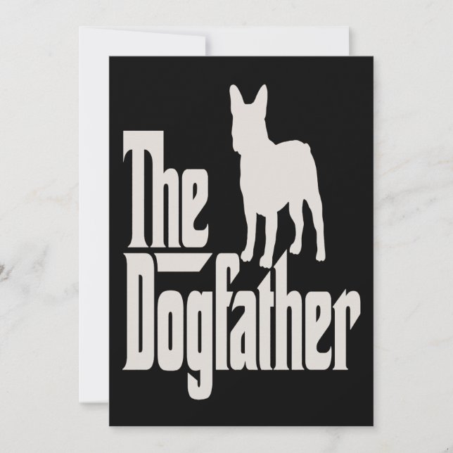 Franse Bulldog | Frenchie De Dog Father Gift (Voorkant)