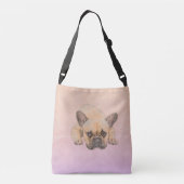 Franse Bulldog - Frenchie Dog Crossbody Tas (Achterkant)