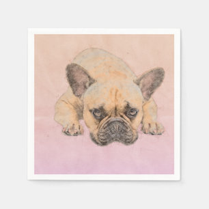 Franse Bulldog - Frenchie Dog Servet