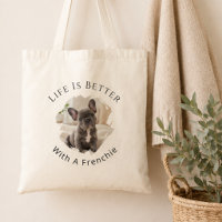 Franse Bulldog Frenchie Foto Leven is Beter