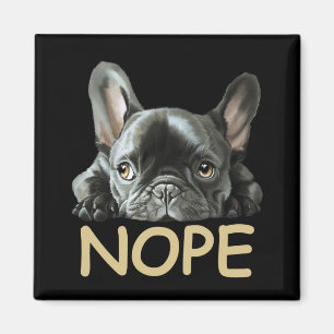 Franse Bulldog Frenchie Nope Gifts Magneet