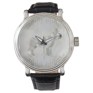 Franse Bulldog - Frenchie pearl silhouette Horloge