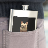 Franse Bulldog, Frenchie Vader Flacon (Voorbeeld)