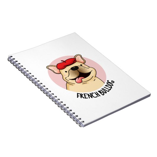 Franse Bulldog Funny Dog Pun Notitieboek (Rechterzijde)