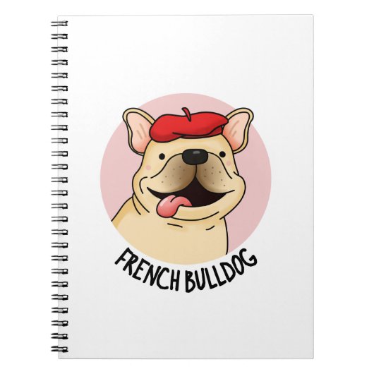Franse Bulldog Funny Dog Pun Notitieboek (Voorkant)