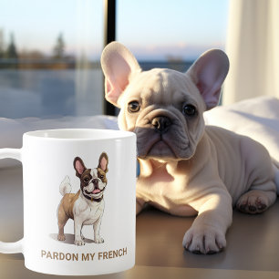 Franse Bulldog Funny gepersonaliseerd Koffiemok