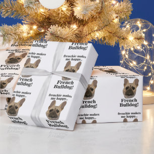 Franse Bulldog Gezicht Hond Liefhebber Cadeaupapier