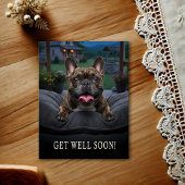 Franse Bulldog Gezondheidswens Ansichtkaart  Briefkaart