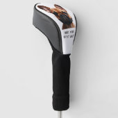  Franse Bulldog Golfheadcover (Schuin)
