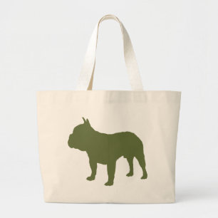 Franse Bulldog Grote Tote Bag