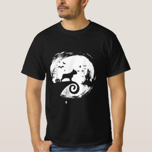 Franse Bulldog Halloween Costume Moon Gift T-shirt