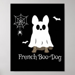 Franse Bulldog Halloween Franse Boo-Dog Gift F Poster