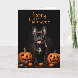 Franse Bulldog Halloween Kaart
