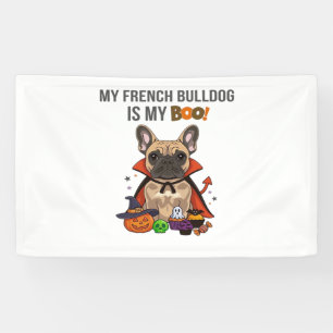 Franse Bulldog Halloween Kostuum Mijn Franse Bulld Spandoek