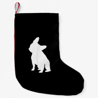 Franse Bulldog Head Tilt Apparel, Frenchie Head Kleine Kerstsok