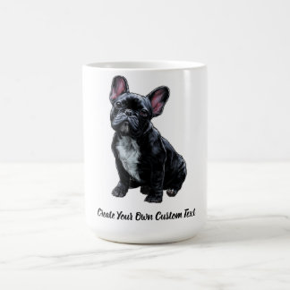 Franse Bulldog Hond Maak Je Eigen Tekst Koffiemok
