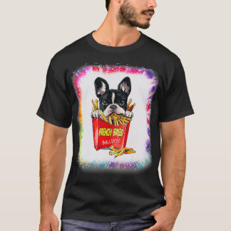 Franse bulldog hond papa mama jongen meisje das dy t-shirt