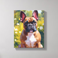 Franse Bulldog Huisdier Schilderij Hond Kunst