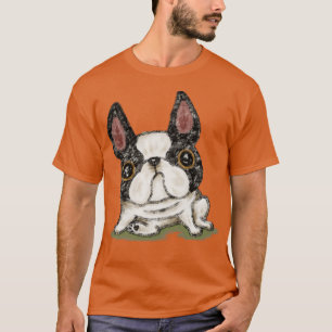 Franse Bulldog in een grappig poesje T-shirt