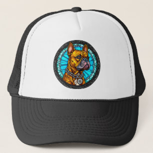 Franse Bulldog in Sierlijk Ontwerp Trucker Pet