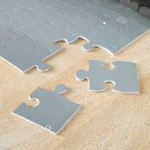 Franse Bulldog in Sneeuw Kerstmis Legpuzzel (Zijkant)