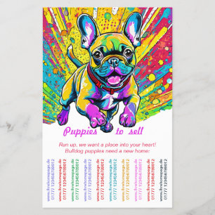 Franse Bulldog in uw huis Flyer