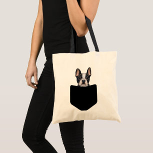 Franse Bulldog in zak Tote Bag