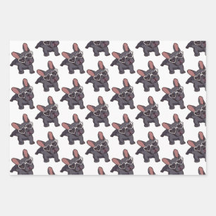 franse bulldog inpakpapier . vel