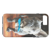 franse bulldog iPhone 7 plus hoesje (Achterkant (Horizontaal))