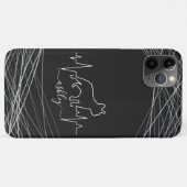 Franse Bulldog is hartslag Cool minimale hondenlie Case-Mate iPhone Case (Achterkant (horizontaal))