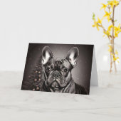 Franse Bulldog Kaarten (Gele Bloem)