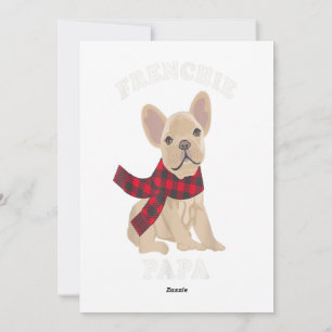 Franse Bulldog Kado Voor Familie Kerst Feestdagenkaart