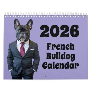 Franse Bulldog Kalendar Kalender