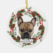 franse bulldog keramisch ornament (Voorkant)