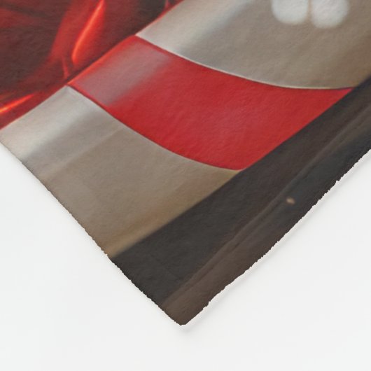 Franse Bulldog Kerstfeest Fleece Deken (Hoek)