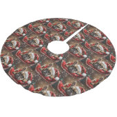 Franse Bulldog Kerstfeest Kerstboom Rok (Gekanteld)