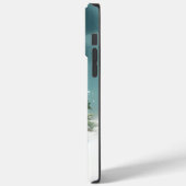 Franse Bulldog Kerstwinter sneeuw Case-Mate iPhone Case (Achterkant / Links)